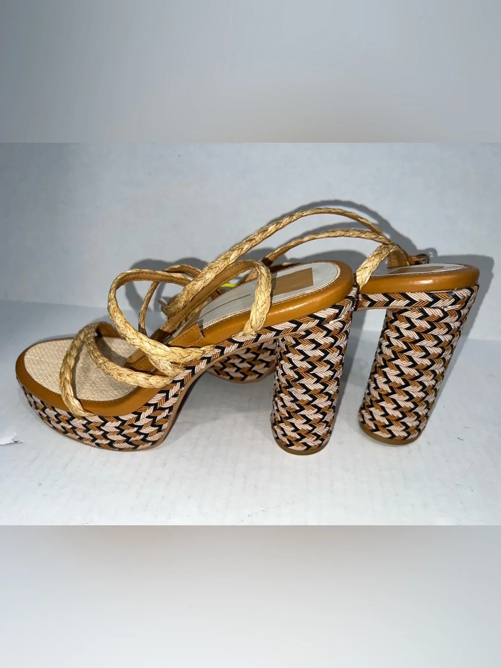 Dolce Vita Tan Braided Rope Platform  Sandals 👡